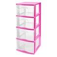 thumbnail image 1 of Cajonera Onyx 4 Niveles italhome Color Rosa, 1 of 4