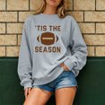 thumbnail image 2 of Game Day Sweatshirt Women Tis The Season Football Sweatshirt Casual Outfits, 2 of 6