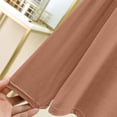 thumbnail image 5 of ClodeEU Women's Crew Neck Short Sleeve T Shirt with Side Slit,Casual Solid Color Summer Blouse Khaki,Women's Plus XXXXXL, 5 of 7