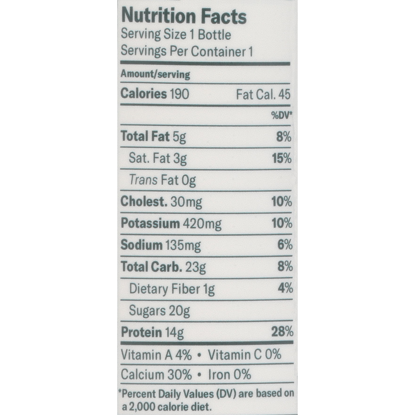 Chobani Drinkable Yogurt Nutrition Facts Runners High Nutrition