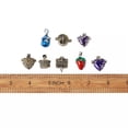 thumbnail image 6 of U8MO 10pcs Assorted Brass Prayer Box Pendants Mini Dangle Locket Charms Craft 14~28mm, 6 of 7