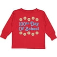 thumbnail image 3 of Inktastic 100th Day Of School Party Girls Long Sleeve Toddler T-Shirt, 3 of 5