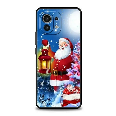 Christmas New Year Cartoon Case For Xiaomi 12 10T 10 Lite 11 Ultra 11T 9T Mi Poco X3 NFC M3 M4 F4 X4 Pro 5G F3 GT Phone Cover
