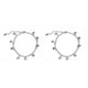 thumbnail image 3 of Guardurnaity Tobillera en capas de tobillo resistente universal Campana con diamantes de imitación Colgantes Colgantes Accesorio de moda Type2 NO2, 3 of 6