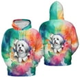 thumbnail image 3 of Funny Watercolor Adorable Havanese Peeking Through Torn Paper Effect All Over Print 3D Hoodie Unisex Merch Hoodies Havanese Dog Lover Gifts Idea - 00026, 3 of 6