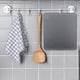 thumbnail image 5 of Plato secado estera tazas flexibles placas drenaje vajilla vajilla tenedores horquillas antideslizante reutilizando mesa de colgantes vajilla almohadilla gris Inevent HA047919-03, 5 of 7