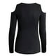 thumbnail image 4 of Sonducket Mujer Camiseta Hombro frío Cuello en V Manga larga Prendas para la parte del cuerpo TYPE1 NO1 Sonducket AP001287-05, 4 of 6