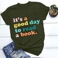thumbnail image 1 of Xuyuer Funny Slogan Print Casual Blouse - Women's Loose Fashion Top, Breathable and Soft for Daily Wear, Friend Hangouts, Humorous Relaxed Style, and Playful Weekend Streetwear, 1 of 3