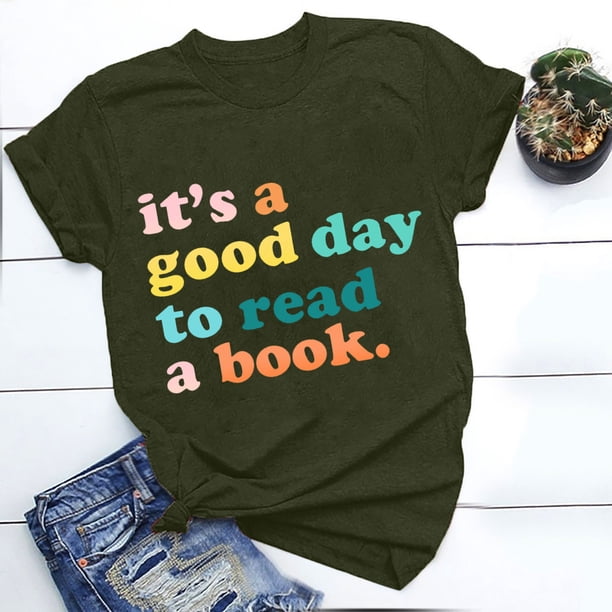 Xuyuer Funny Slogan Print Casual Blouse - Women's Loose Fashion Top, Breathable and Soft for Daily Wear, Friend Hangouts, Humorous Relaxed Style, and Playful Weekend Streetwear