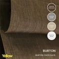 thumbnail image 6 of Yellow Blinds Cordless Light Filtering Roman Shade, Belgian Chocolate - 23"W X 64"H, 6 of 9