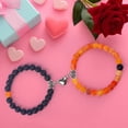 thumbnail image 3 of TUWABEII Matching Couple Bracelets Healing Crystal Bracelets For Couples Home Decor Clearance, 3 of 9