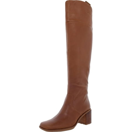

Franco Sarto Womens Forla Leather Block Heel Over-The-Knee Boots