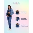 thumbnail image 7 of Savi Parker Women’s Maternity Jeans Over The Belly - Pregnancy Must Haves Fall and Winter Maternity Clothes (M, Medium Wash), 7 of 7