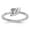 Silver, variant on 925 Sterling Silver Yellow-plated Angel Wing Ring for Women Size- 5