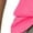 Hot Pink, variant on Womens T Shirts Summer Tops 2025 Color Block Short Sleeve V-Neck Loose Causal Stylish Tees Tshirts Shirts for Women