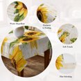 thumbnail image 5 of Sunflower Table Cloth Waterproof Tablecloths, Summer Botanical Vintage Floral Spring Tablecloth Dining Table Cover for Kitchen Party Tabletop Outdoor, Rectangle Tablecloth 60x120 Inch, 5 of 9