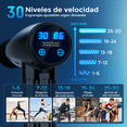 thumbnail image 3 of Pistola masajeadora Bloosom  para cuerpo K026 30 Velocidades 12 Cabezales Negro, 3 of 4