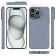 thumbnail image 3 of Ebizware for iPhone 15 Case, Liquid Silicone Phone Case Cover for Apple iphone 15, Anti-Scratch Soft Microfiber Lining Shockproof Protective Slim Phone Cover 6.1" (Gray), 3 of 8