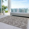 thumbnail image 6 of Addison Rugs Chantille Indoor/Outdoor Transitional Geometric Taupe Washable Rectangle Rug, 8' x 10', 6 of 6