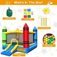 thumbnail image 6 of Costway Inflatable Bounce House Kids Jumping Castle w/ Slide&Ocean Balls Blower Excluded, 6 of 10