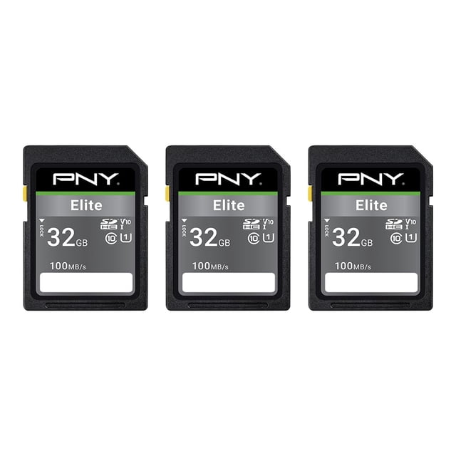 Memoria flash para cámara Trail PNY de 32 GB Elite Class 10 U1 V10