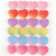 thumbnail image 4 of EOEMY 20Pcs Soft Flatback Resin Jelly Drops Cabochons Slime Charms Star Heart Candy-4# Solid Color Heart, 4 of 9