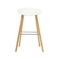 thumbnail image 3 of Bronte Living 26 inch Modern Polypropylene Counter Stool with Footrest for Kitchen, Restaurant - Series Connor - Set of 2, 3 of 7