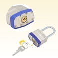 thumbnail image 5 of Breadeep Security Padlock U Shaped Corrosion Resistant Steel Brass Iron Waterproof Heavy Duty Padlock for Doors, 5 of 7