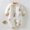 White, variant on lulshou Baby Romper One Piece Bodysuit Winter Baby Jumpsuit with Cotton Clips Thickened for Both Male and Female Babies Cotton Clothes for Newborns and Winter Cotton Clothes on Clearance