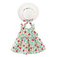 thumbnail image 4 of FYMNSI Infant Baby Girl Dress Toddler Girl Clothes Backless Sleeveless Flower Sundress Summer Dresses 18-24 Months, 4 of 7