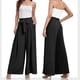 thumbnail image 4 of WILLBEST Pantalones Casuales para Mujer, Color Liso, Cintura Alta, Palazzo, Holgados, con Lazo y Bolsillos, Largos, para Uso Diario. Chica, 4 of 4