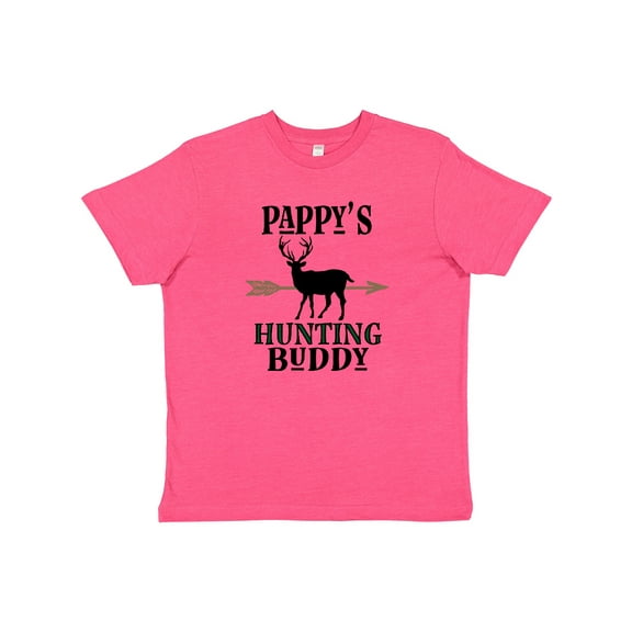Inktastic Pappys Hunting Buddy Bow Hunter Youth T-Shirt