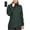 Dark Forest Green, variant on Women's Packable Rain Jacket Lightweight Waterproof Hooded Windbreaker for Hiking Travel Fishing Dark Forest Green XS
