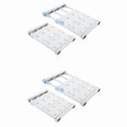 thumbnail image 1 of 4 Pcs School Locker Shelf Organizer - Adjustable Locker Divider Mate Easy to Install for Extending Locker Use Space, 1 of 6