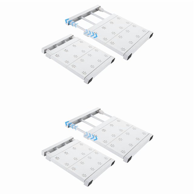 4 Pcs School Locker Shelf Organizer - Adjustable Locker Divider Mate Easy to Install for Extending Locker Use Space