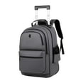 thumbnail image 4 of BELOVING Sac de Sport à Roulettes Grand Sac Imperméable pour Rangement de Voyage Hommes et Femmes Gris, 4 of 10
