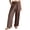 A-Brown, variant on Women's Pull-On Knit Pants with Elastic Waist Pockets Soft Comfortable Casual Trousers for Everyday Wear and Travel(Black, S)