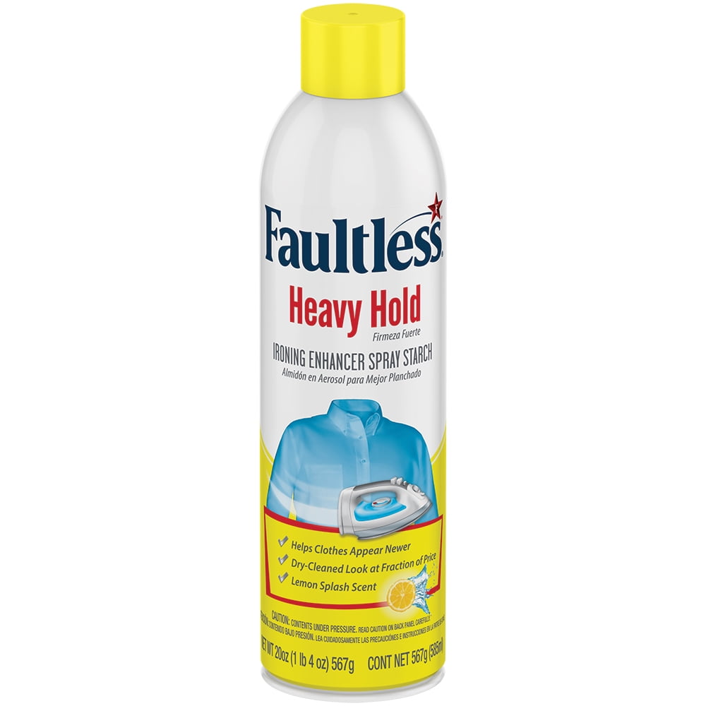 Faultless® Heavy Hold Ironing Enhancer Spray Starch Lemon Splash 20 oz