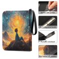 thumbnail image 4 of Trading Card Binder Album 400 Pockets 50 Removable 4-Pocket Pages Waterproof Child Look at Stars, 4 of 6