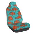 thumbnail image 1 of Wukai Fun Octopus Full Set Car Seat Covers with Soft Padding Universal Auto Front Seats Protector and Cushion Mat, 1 of 5