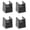 Widthed black 10 to, variant on LAIQIEN 4Pieces Practical Furniture Risers 2Inch Height Adjustable Bed Leg Extenders Convenient for Small Space Daily Use