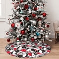 thumbnail image 5 of Sikiie Cute Dog 30-48 inches {designName} Print Christmas Tree Skirt Snowman Xmas Tree Skirt with Edge Christmas Decorations for Holiday Party48", 5 of 7