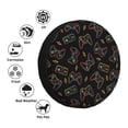 thumbnail image 4 of JUNZAN Colorful Game Controller for Tire Cover Wheel Protector for Truck SUV Trailer Camping Rv Tire Covers-14 inch, 4 of 6