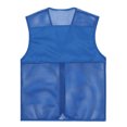thumbnail image 3 of Toptie Adult Mesh Volunteer Vest Activity Team Supermarket Vest With Pocket(5 Packs)-Blue-XL, 3 of 4