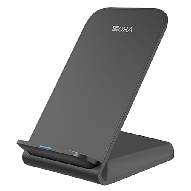 Cargador Inalámbrico Stand Inclinado 15W Qi 1Hora Negro