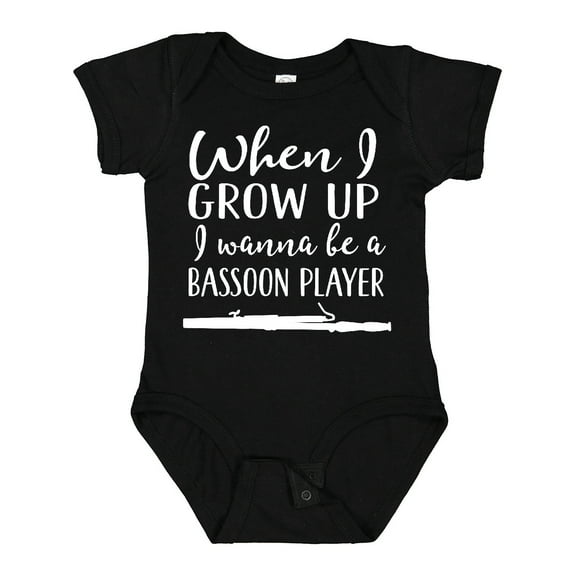 Inktastic Future Bassoon Player Bassoonist Boys or Girls Baby Bodysuit