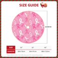 thumbnail image 3 of Daiia Breast Cancer Awareness (3) Drawing Merry Christmas Tree Skirt , Xmas Large Lace-up Tree Skirt, Santa Snowflakes Rustic Home Decorations New Year Party Farmhouse Decor-30", 3 of 7