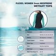 thumbnail image 4 of FLEXEL Women&Men Jacket Wetsuit 3mm Neoprene Wet suit for Surfing SKI Other Water Sports, 4 of 9