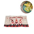 thumbnail image 3 of Mantel Para Mesa De Comedor, Mantel Individual Con Temática Navideña, Mesa De Comedor Rectangular, Almohadilla Resistente Al Calor Para El Hogar, Comedor, Restaurante, Cafetería seitruly HA027100-02, 3 of 7
