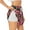 White, variant on Blooming Meadow Printed 2 in 1 Women's Workout Shorts for Athletic Gym Running Shorts with Phone Pockets-X-Large